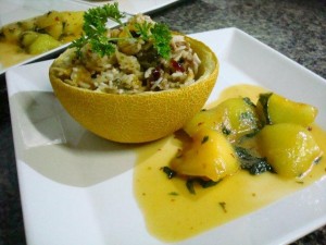 pilaf servido à moda do Asitane